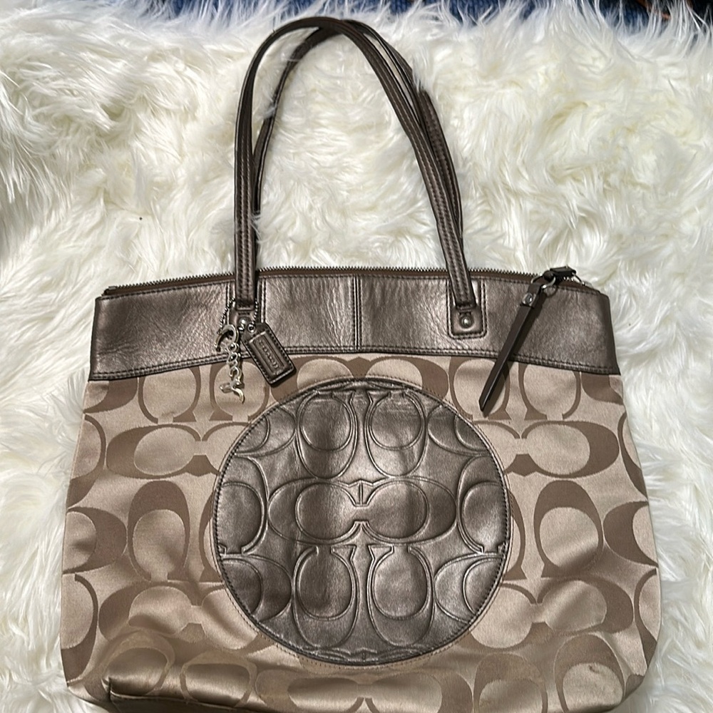 Coach Canvas Tote Bag